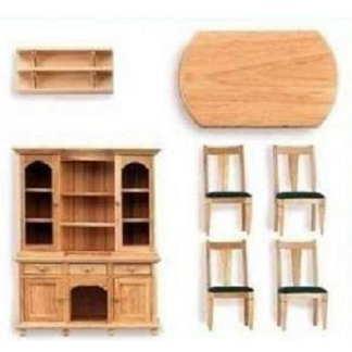 ARTESANÍA LATINA 10886. COMEDOR CON ALACENA PARA CASA DE MUÑECAS. ESCALA 1:12