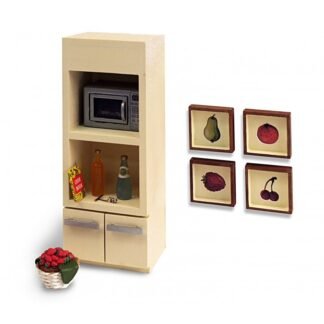 Armario de Cocina con Microondas - Artesanía Latina 11232