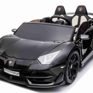 Lamborghini Aventador SVJ CARBON 24V, negro metalizado, 2 plazas, cuero INDA1210-LI-SX2028zw