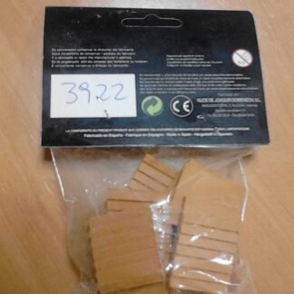 Bolsa 100 gramos de baldosas de arcilla para maqueta miniatura. Escala 1:10. Cuit 3922. Bolsa 20 unidades