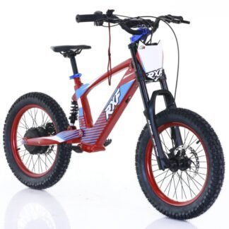 BICICLETA ELECTRICA 500W 18" JUNIOR-RXF EVO, roja, niños de 8 a 12 años -   INDA690-RO-4059__RO
