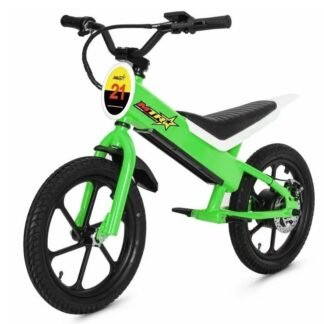 Bicicleta electrica balanceo 16" 36V, VERDE, 5-9 AÑOS INDA869-BALANCEO16