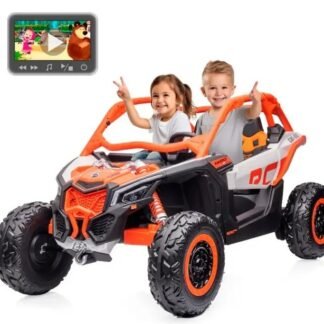 BUGGY CAN-AM 24V, 2 MOTORES, MP4, NARANJA, 2 PLAZAS, RC  -  INDA709-AT