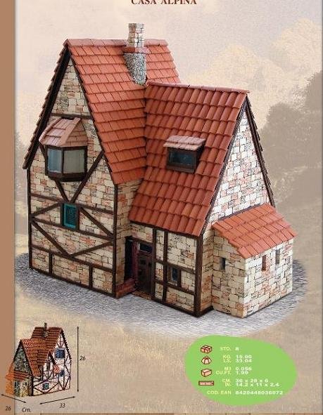 Maqueta casita alpina - CUIT 3607