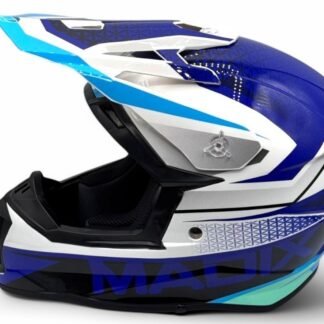 Casco niño motocross enduro-madix KID25, TALLA 5152, AZUL - INDA1044-RO-5547_Y52_AZU