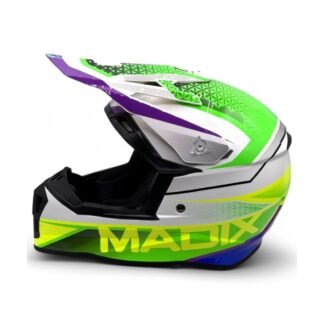 Casco niño motocross enduro-madix KID25, TALLA 5152, VERDE - INDA1050-RO-5547_Y52_VER