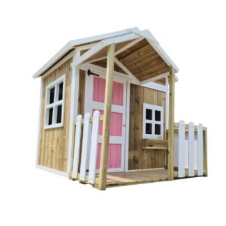 Casita infantil MASGAMES Olden madera panelada, rosa - MA800590X