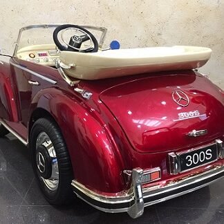 VENTA COCHE INFANTIL MERCEDES CLASICO 300S ROJO, 12V -  INDA122-c4k004R