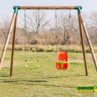 Columpios para bebés -  KIBO  doble con ASIENTO DE BEBÉ. MA700036