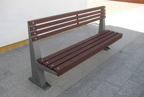 BANCO HIERRO Y CON LISTONES DE HIERRO, ANTIVÁNDALOS, ASL_464A.