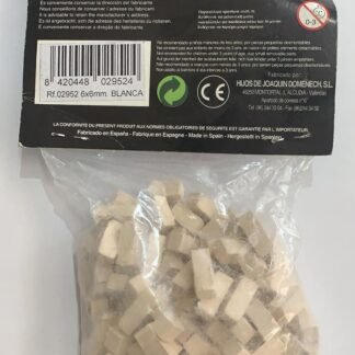 PIEDRA BLANCA 6MM X 12MM BOLSA DE 170 PIEZAS APROX - CUIT2952