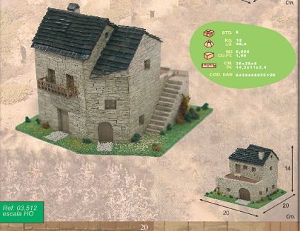 Maqueta casa rural 2 HO, CUIT 3512