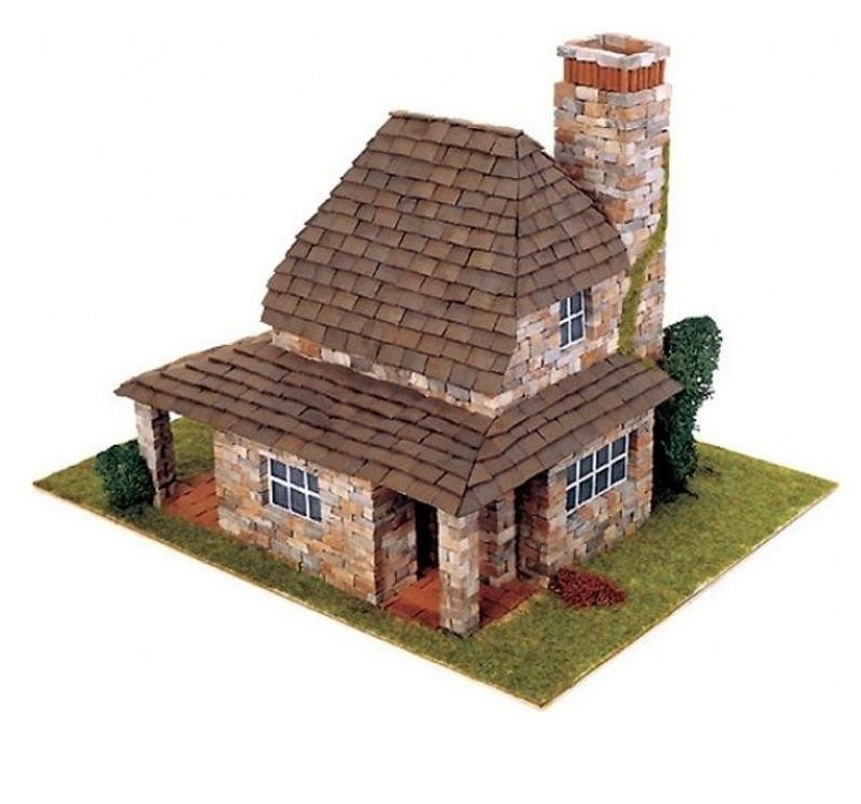 Domus Kits 40042, Maqueta casa Country 2 piedra, en kit