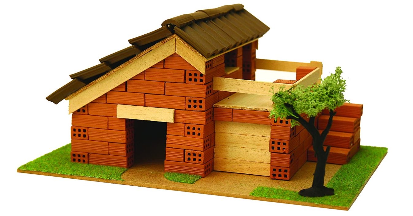 MAQUETA CASA DE LADRILLOS DOMUS KITS 40116. INICIACIÓN