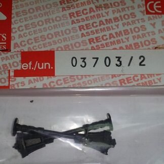 Domus Kits 3703, Set 2 farolas miniatura para mobiliario de maquetas a escala