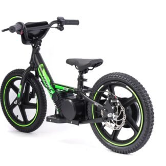 Bicicleta eléctrica para niños RIRIBIKE RTX6 24V (16"), VERDE - INDA986-BN-RTX6VERD
