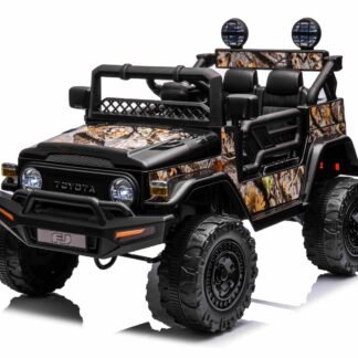 Coche eléctrico TOYOTA FJ CRUISER 12v de niños, camuflaje, asiento plástico, ruedas plástico,  INDA280-BNCRU1PLCAMO