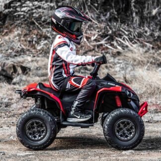 Quad eléctrico Can-am Renegade 12V niños de 2-7 años, 2 motores, ruedas eva, rojo INDA277-BNQUADCAN-AMR