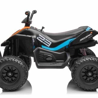 Quad McLaren Racing MCL 35 para niños negro + Mando Rc, 4 MOTORES X12V INDA941-BN