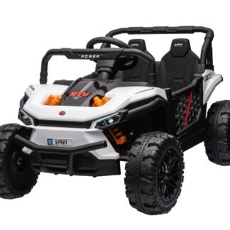 Coche eléctrico Buggy UTV-Small 12V, blanco, 1 plaza, rc, 1 a 4 años  INDA682-BN