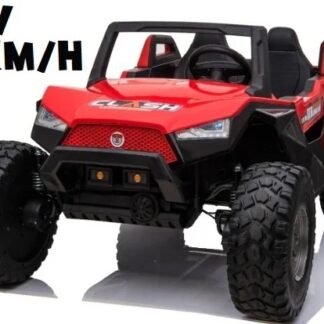 COCHE Buggy de playa 24V Rojo, Alta velocidad 15km/h, 2 plazas, 12V, 2.4ghz, 4x4, eva, INDA219-SX1928rd