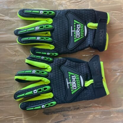 GUANTES DE MOTO PARA NIÑOS, NEGRO, TALLA M 7-10 AÑOS - POLO-2421_YM_NEG
