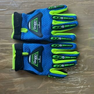 GUANTES DE MOTO PARA NIÑOS, AZUL, TALLA M 7-10 AÑOS - POLO-2421_YM_AZU