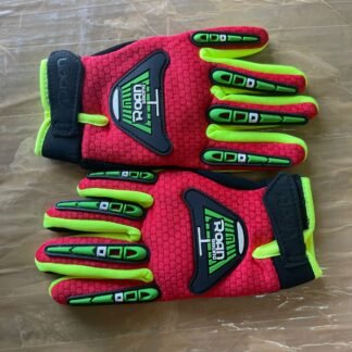 GUANTES DE MOTO PARA NIÑOS, rojos, TALLA M 7-10 AÑOS - POLO-2421_YM_RO