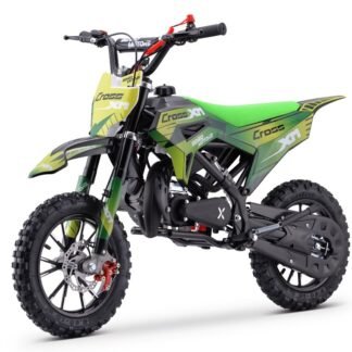 Moto cross para niños, gasolina, 50cc Motors CROSS XM-BN verde - INDA980-BN-XM-VERD50