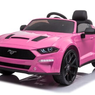 COCHE ELECTRICO INFANTIL MUSTANG 24V, ROSA, RC   INDA884-KID