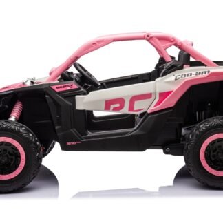 COCHE BUGGY 24V CAN-AM MARVERICK UTV, 4X200W, ROSA -  INDA801-KIDS