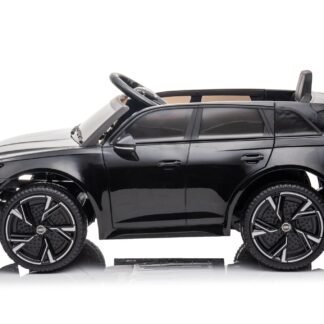 VENTA AUDI RS6 12V, NEGRO, ASIENTO Y RUEDAS DE PLÁSTICO, RC, 1-4 AÑOS  INDA882-RS6-KIDS