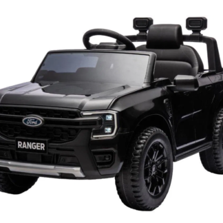 Coche electrico 12v, 1 plaza, negro, Ford RANGER F707 LITTLE, 1-4 AÑOS, asiento cuero, INDA988-BN