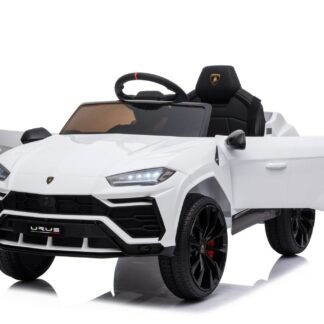 Lamborghini URUS 12V, Blanco, asiento y ruedas de plástico, RC, 1-5 años  INDA876-KID