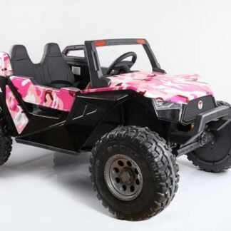 Buggy Beach 24V rosa, Alta velocidad 15km/h, 2 plazas, RC 2.4ghz, 4x4, eva, FULL OPTION INDA1172-SX1928