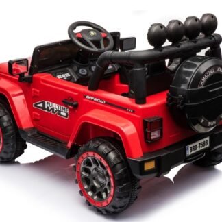 JEEP STYLE 12V MOUNTAIN, ROJO, MANDO RC PARENTAL -  INDA492-RA-7588