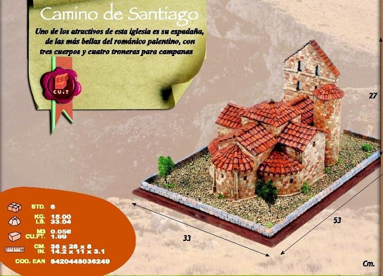 CUIT 03624- KIT MAQUETA IGLESIA SAN SALVADOR CANTAMUDA