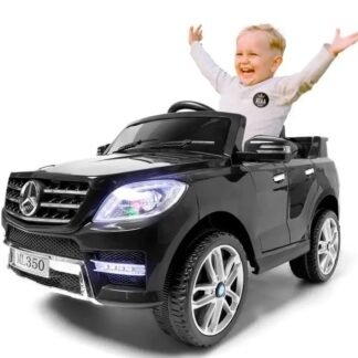 VENTA MERCEDES ML350 12V, RC, NEGRO, 1 PLAZA, RUEDAS PLÁSTICO, ASIENTO PLÁSTICO - INDA642-AT-ML350zw