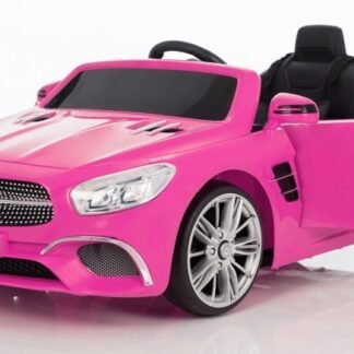 VENTA COCHE ELÉCTRICO INFANTIL Mercedes SL400 12V, rosa-pink, RC, ASIENTO Y RUEDAS DE PLÁSTICO, - ATSL400PINK