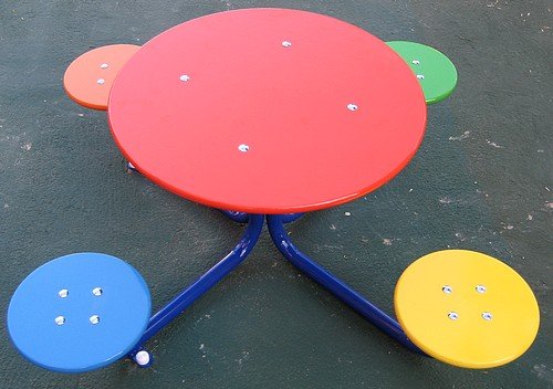 MESA INFANTIL DE JUEGOS, PARA EXTERIOR, COLEGIOS, GUARDERIAS, PARQUES INFANTILES, REF ASL_460
