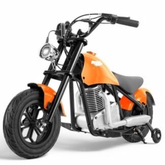 Mini Harley eléctrica infantil 24V, NARANJA, NIÑOS +3 AÑOS - INDA1028-RO-5519