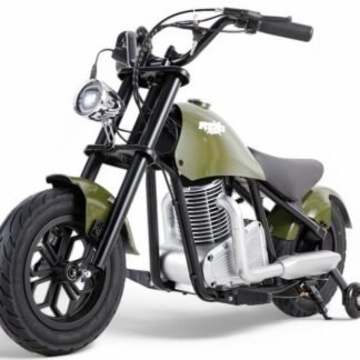Mini Harley eléctrica infantil 24V, verde militar, NIÑOS +3 AÑOS - INDA1030-RO-5519