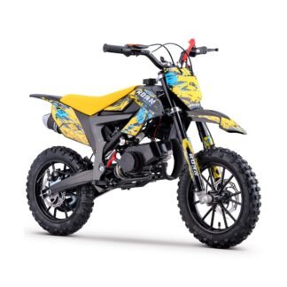 Mini moto cross para niño, de gasolina 49cc con 4.5 caballos, amarilla  INDA831-RO-2333__AMA