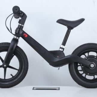 VENTA Bicicleta de equilibrio eléctrica I-NEOS para niños con batería de 24V, negra   INDA915-NEOS-AT