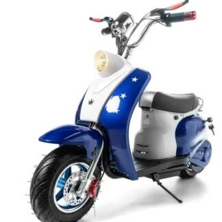 Vespa Mini Moto SCOOTER VESPA style eléctrica 24v azul, MOTOR DE 250W - INDA755-AT-STYLEBLUE
