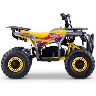 VENTA Mini Quad Eléctrico ROANBull 1000w, AMARILLO, 4-12 AÑOS   INDA1018-RO-5493