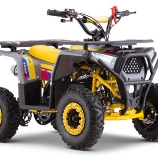 Mini quad I-Bull de gasolina 49cc, tipo ATV para niños, amarillo   INDA852-RO-5293