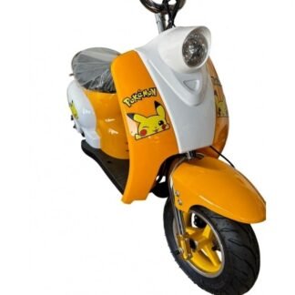 MINI SCOOTER ELECTRICA INFANTIL  24v, 250W, naranja-amarillo - INDA1138-MALC-VESP-24V