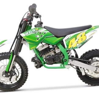 Minicross infantil de gasolina 50cc Roan 50M-2 aire 12/10, VERDE, INDA1173-RO-1895