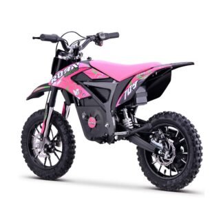 Mini moto eléctrica 24V y 500W ruedas de 10 pulgadas, ROSA INDA1144-RO-19010